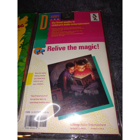 Walt Disney Vintage Read A Long Cassette And Books lion king, jungle book new - Picture 9 of 13